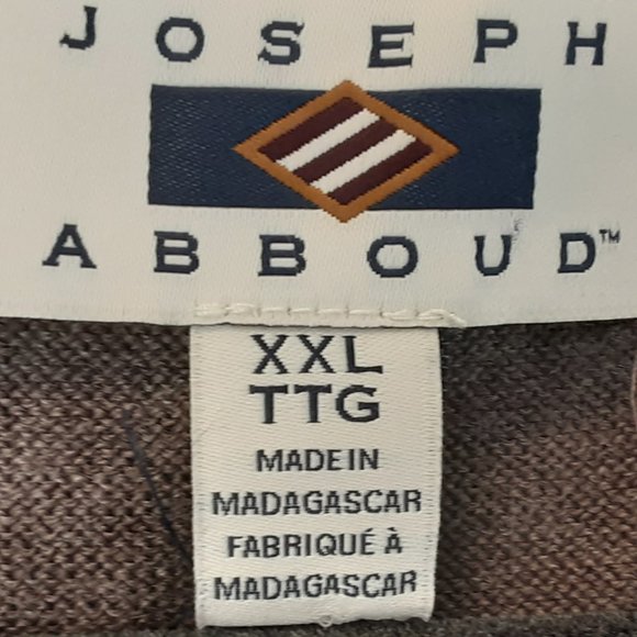 Joseph Abboud Men's Tan Merino Wool Vest | XXL - Picture 12 of 13